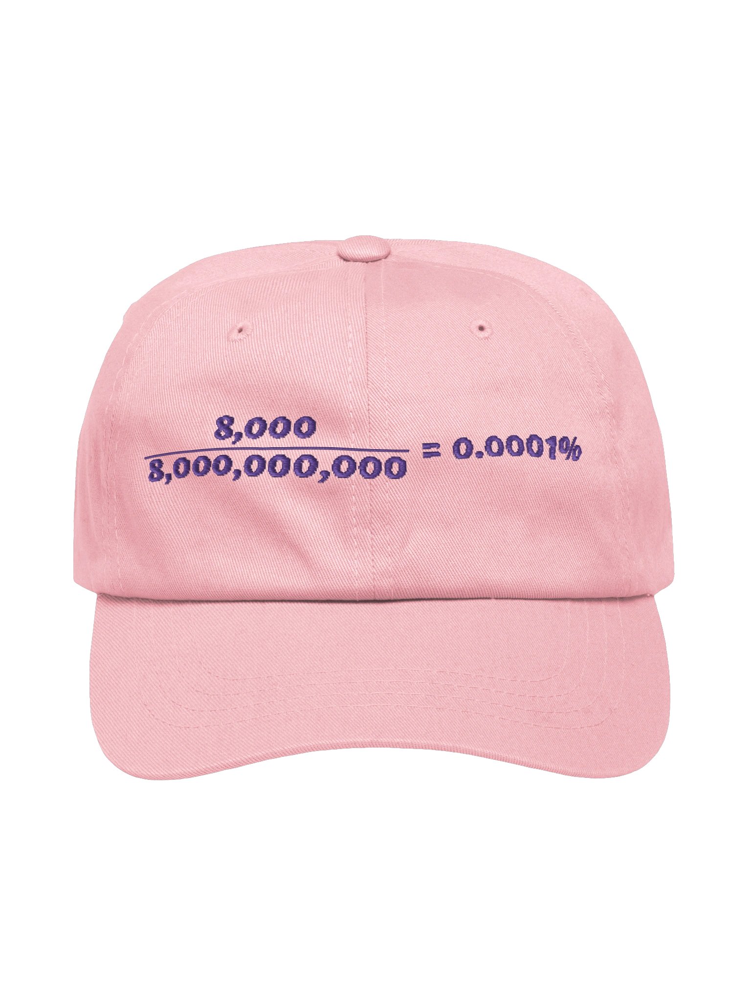 8 OVER 8 BILLION — Dad Hat product image (1)