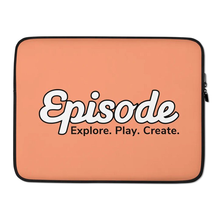 Episode Laptop Sleeve Orange With Logo product image (2)