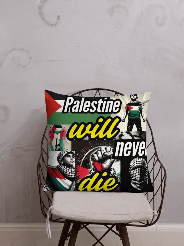 Resilience of Palestine Premium Pillow | palestine will never die product image (1)