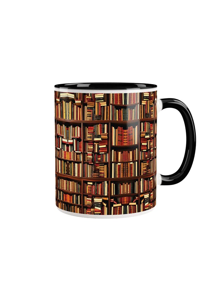 Colorful Bookshelf Ceramic Mug product image (6)