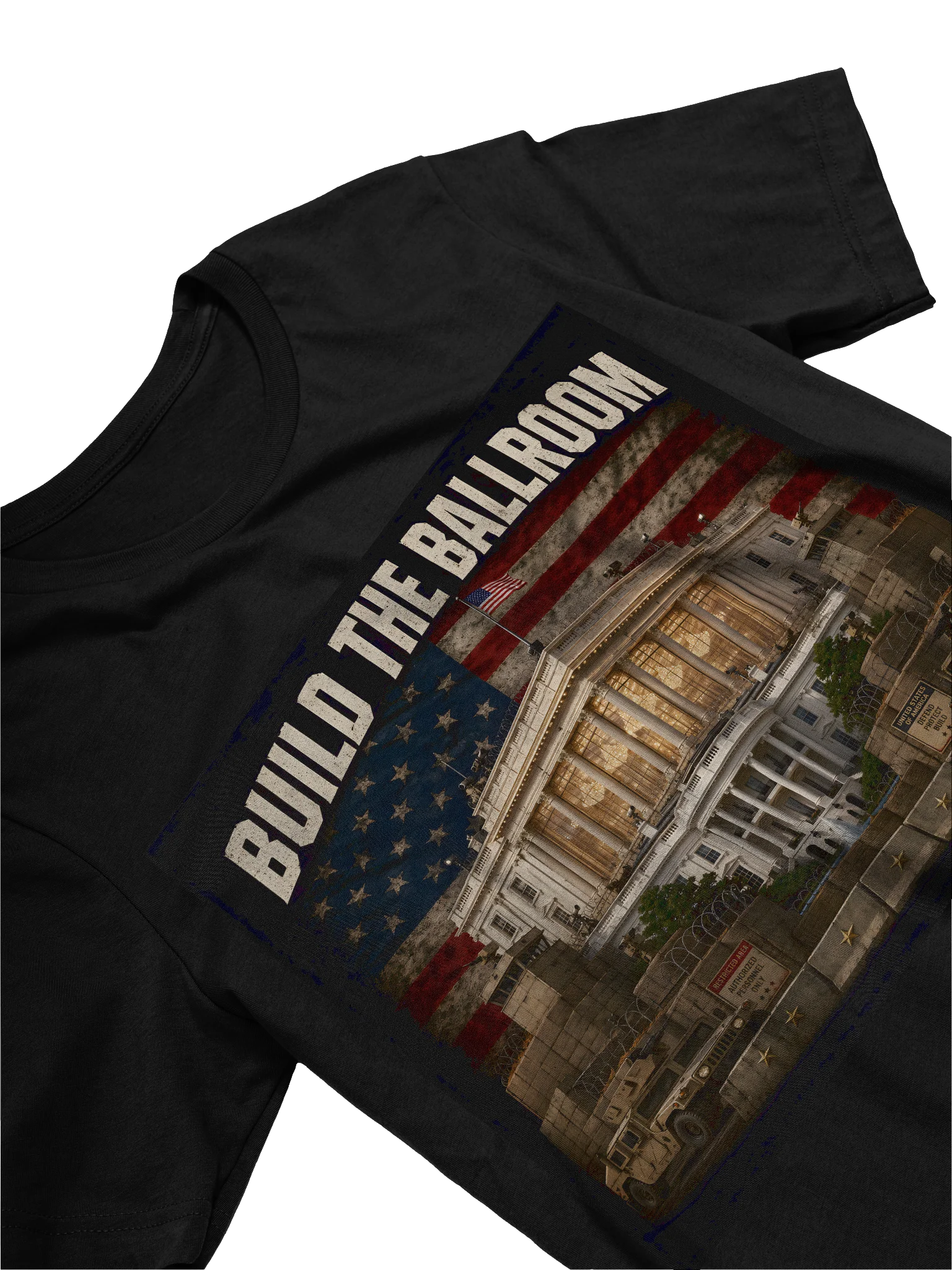Women’s BUILD THE BALLROOM — Fortress Flag Tee product image (3)