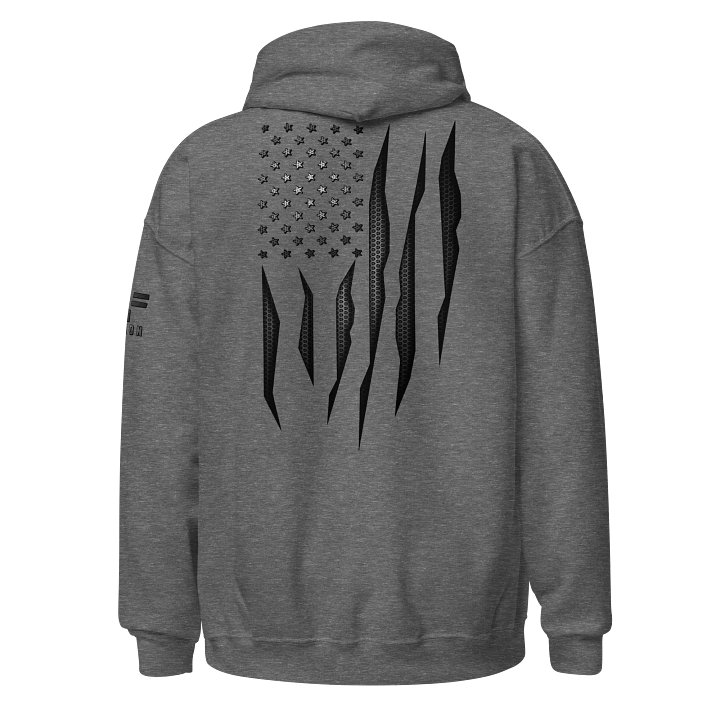 Carbon Onyx American Flag Hoodie product image (1)