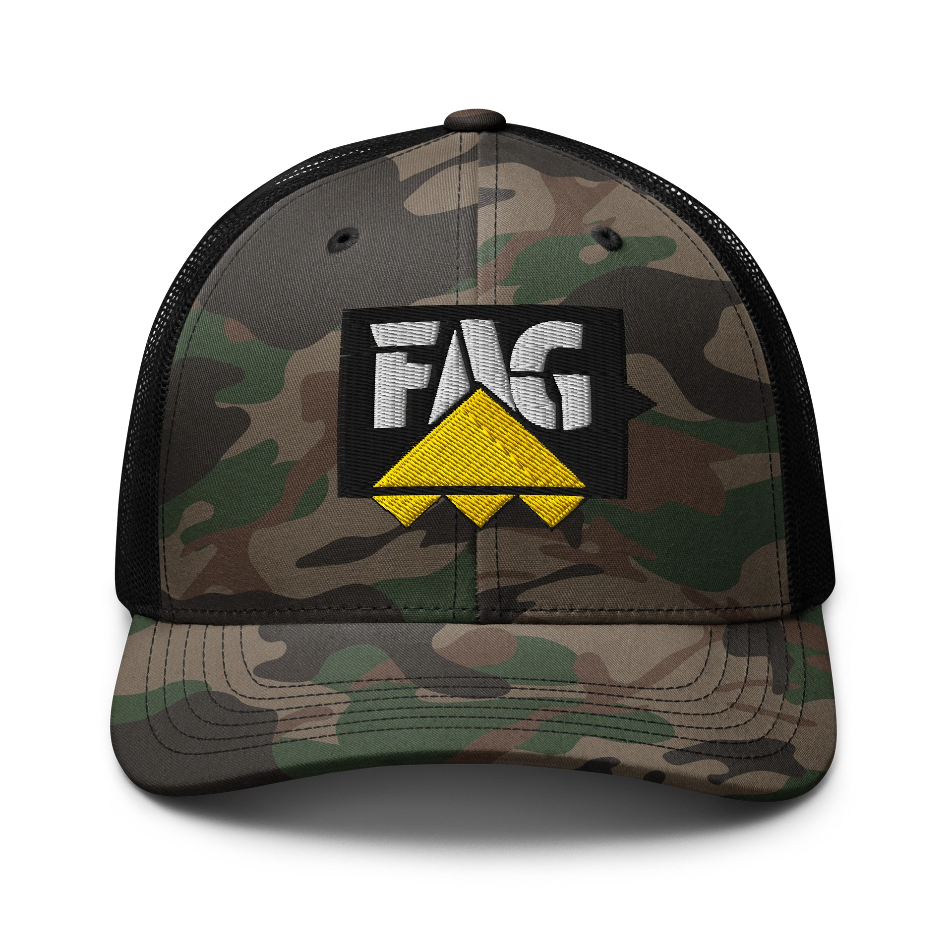 HIGH TECH RED NECH GAY RNC CAMO TRUCKER HAT product image (1)