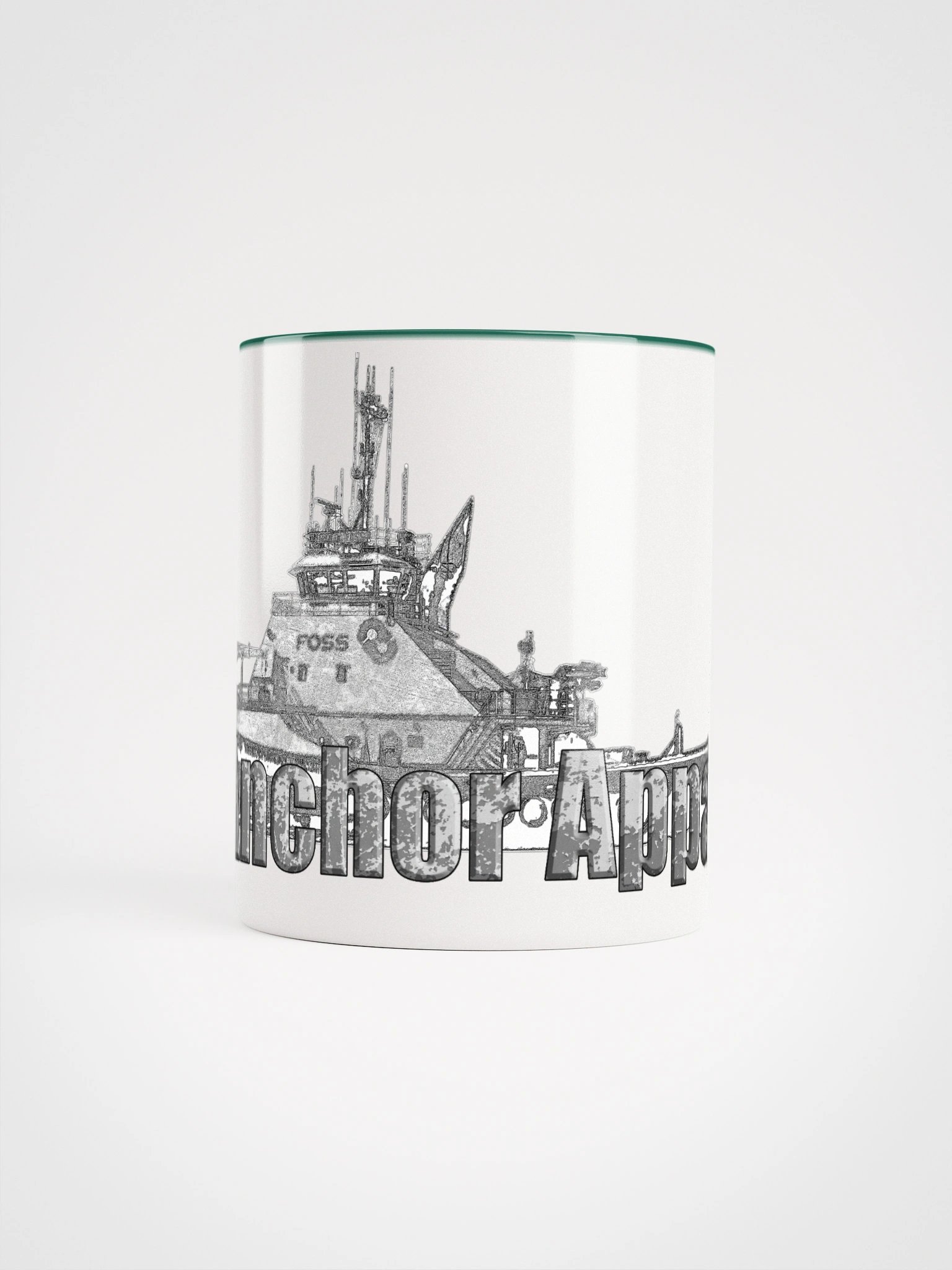 FOSS Tugboat Sketch & Twin Anchor Mug 11oz & 15oz product image (5)