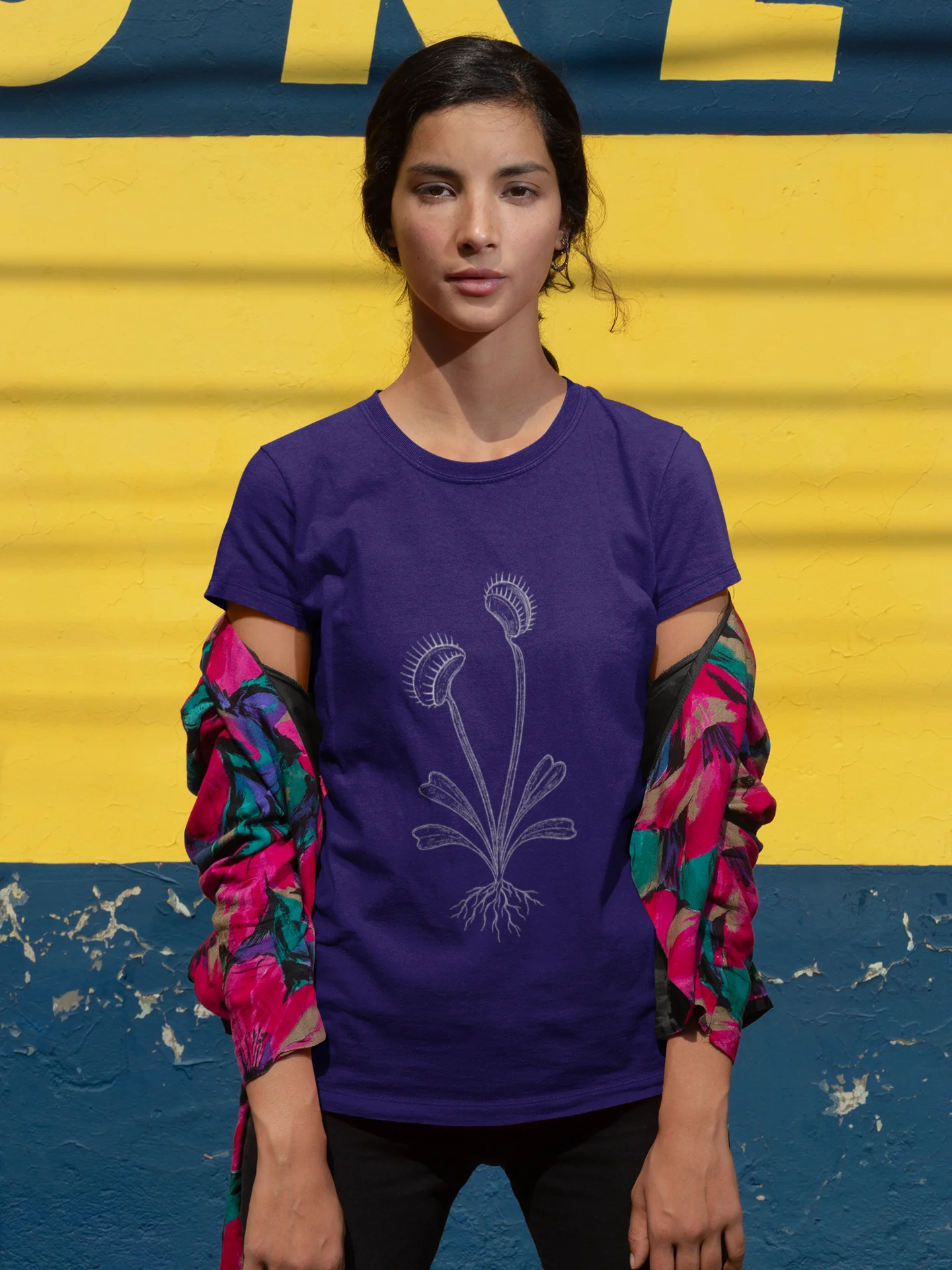 Venus Flytrap Schematics Tee product image (6)