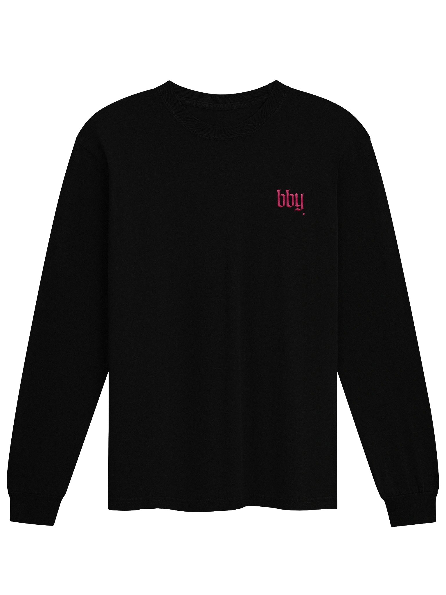 'BBY' Embroidered Long Sleeve T-Shirt product image (2)