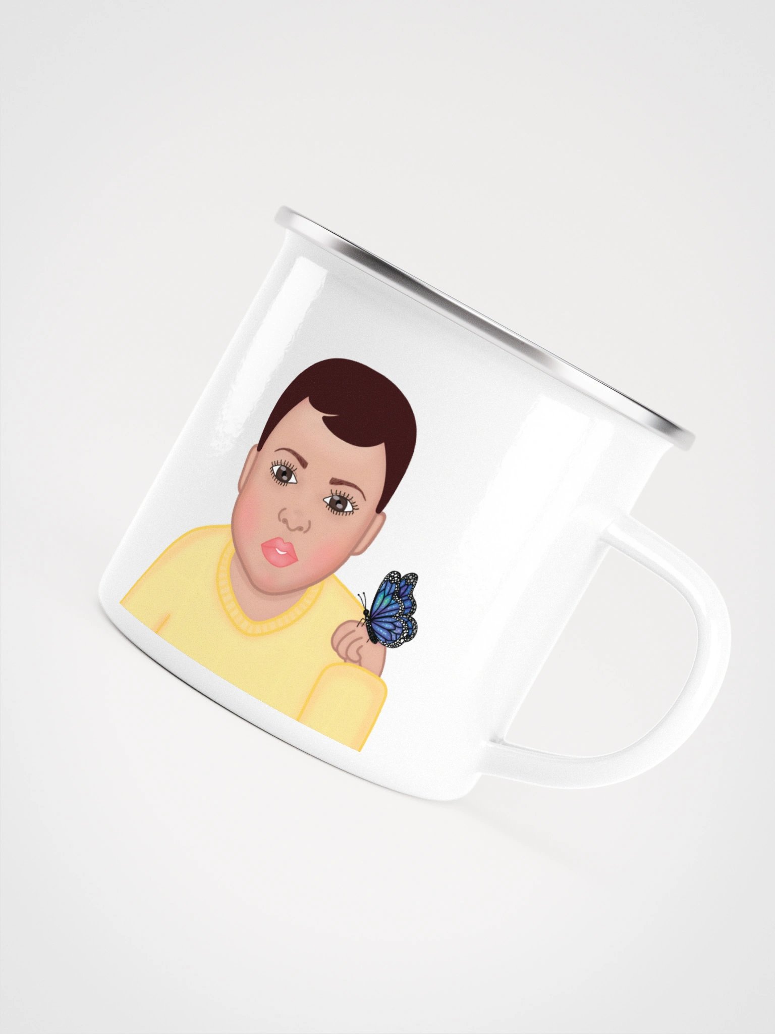 God's Little Butterfly Enamel Mug product image (2)