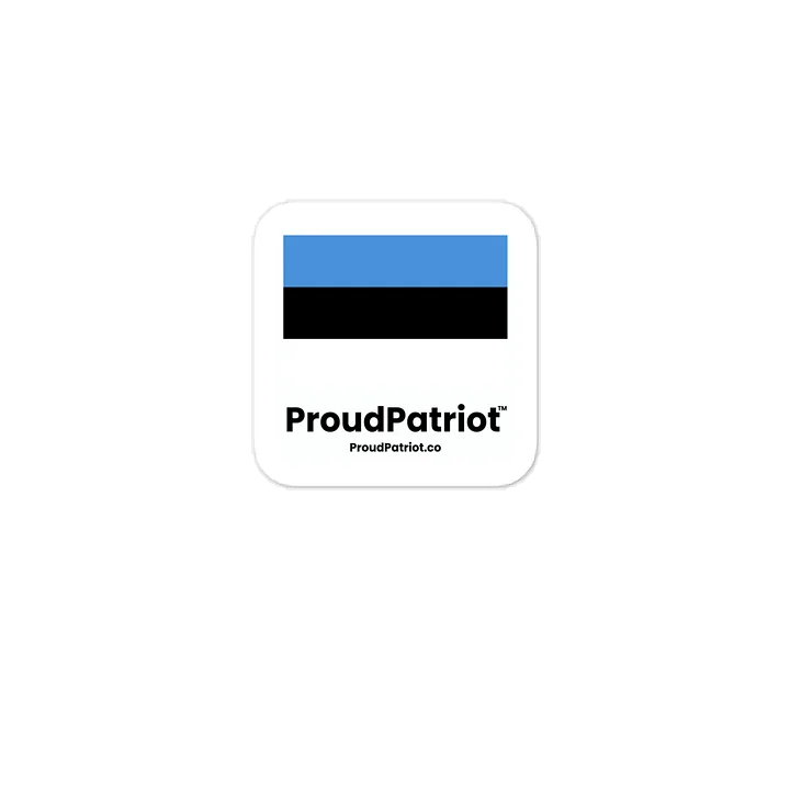 Estonia Flag Vinyl Sticker product image (1)