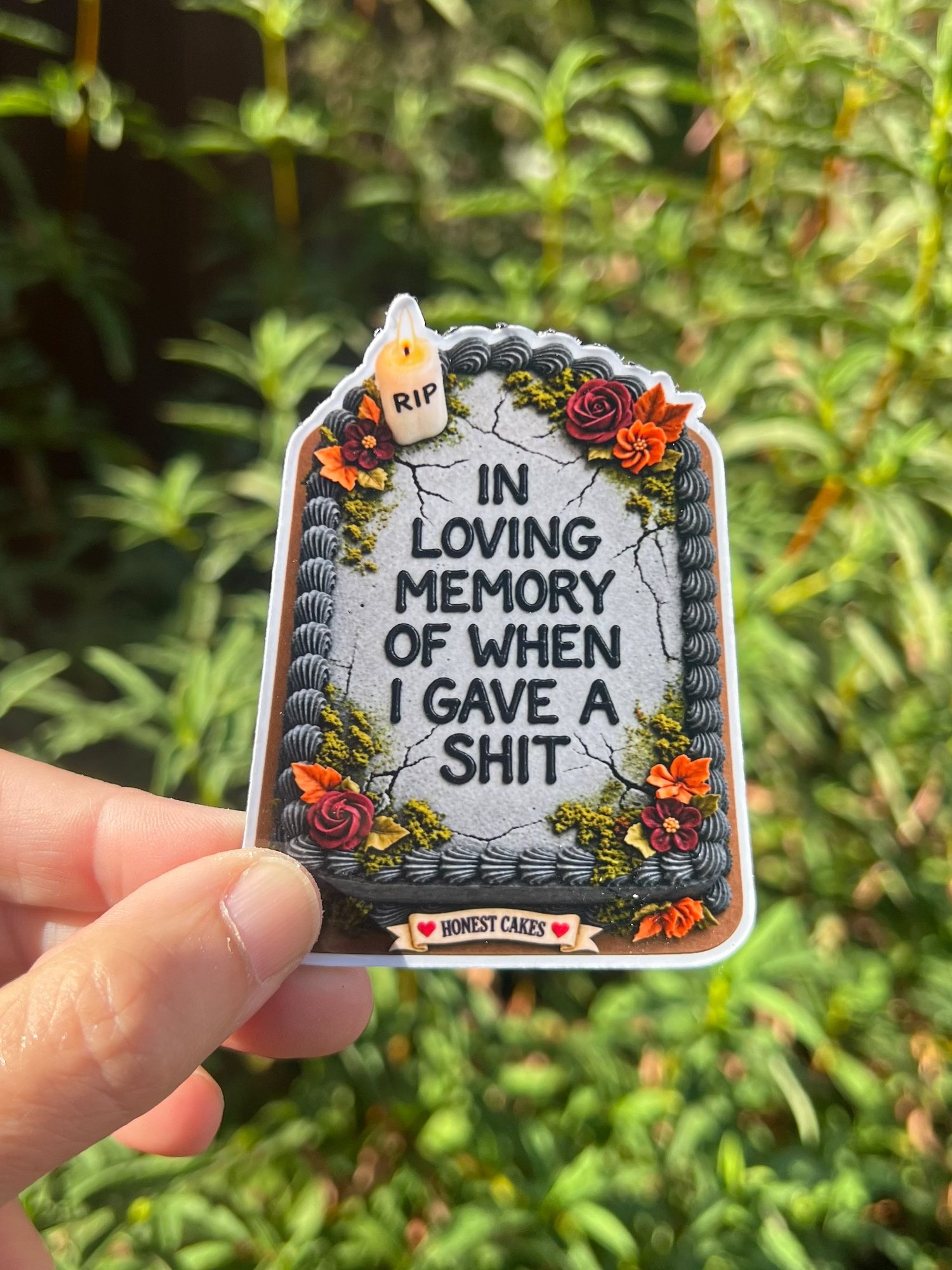 FRIDGE MAGNET: In Loving Memory Of When I Gave A Shit - FREE SHIPPING product image (2)