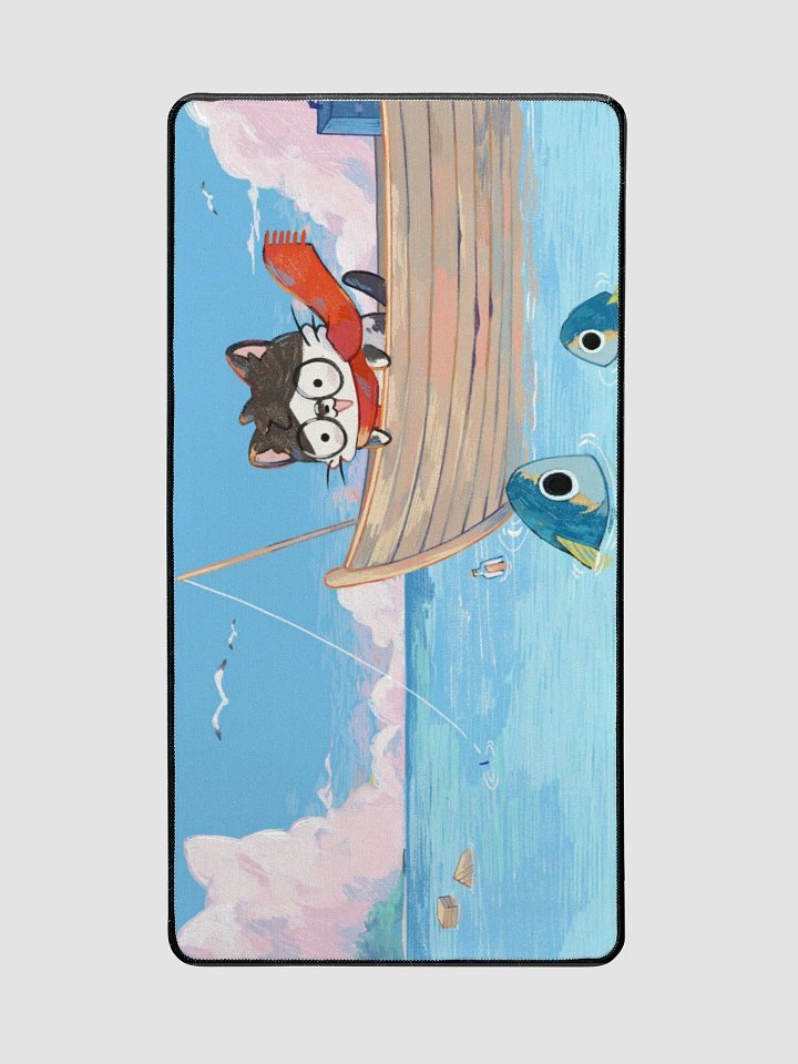 August Fishing Desk Mat 15.5