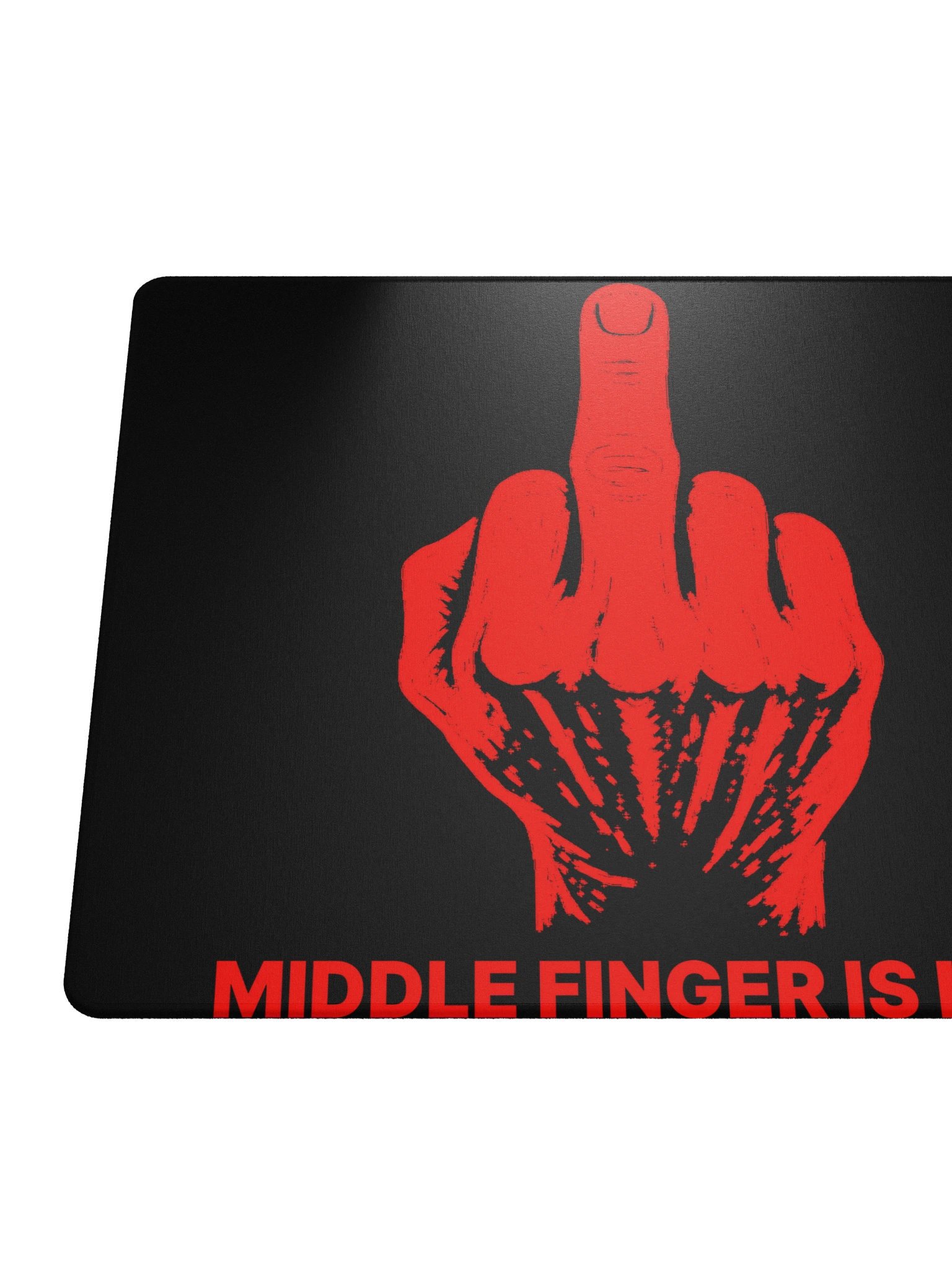 No ShopCo | Gaming Mouse Pad - Red on Black product image (6)