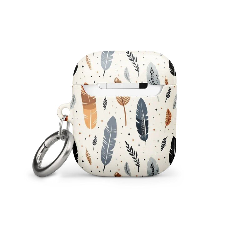 Whispering Feathers All-Over Print AirPods® Case product image (2)