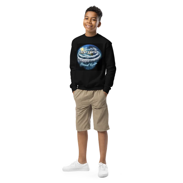 Flat Earth-Domed Realm Youth Sweatshirt product image (1)
