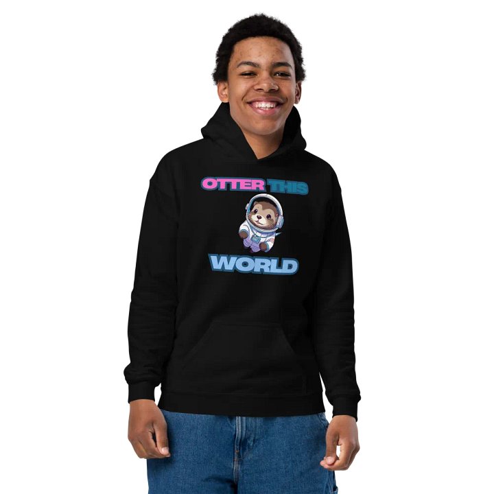 Team Rick Otter This World Kid's Hoodie product image (2)