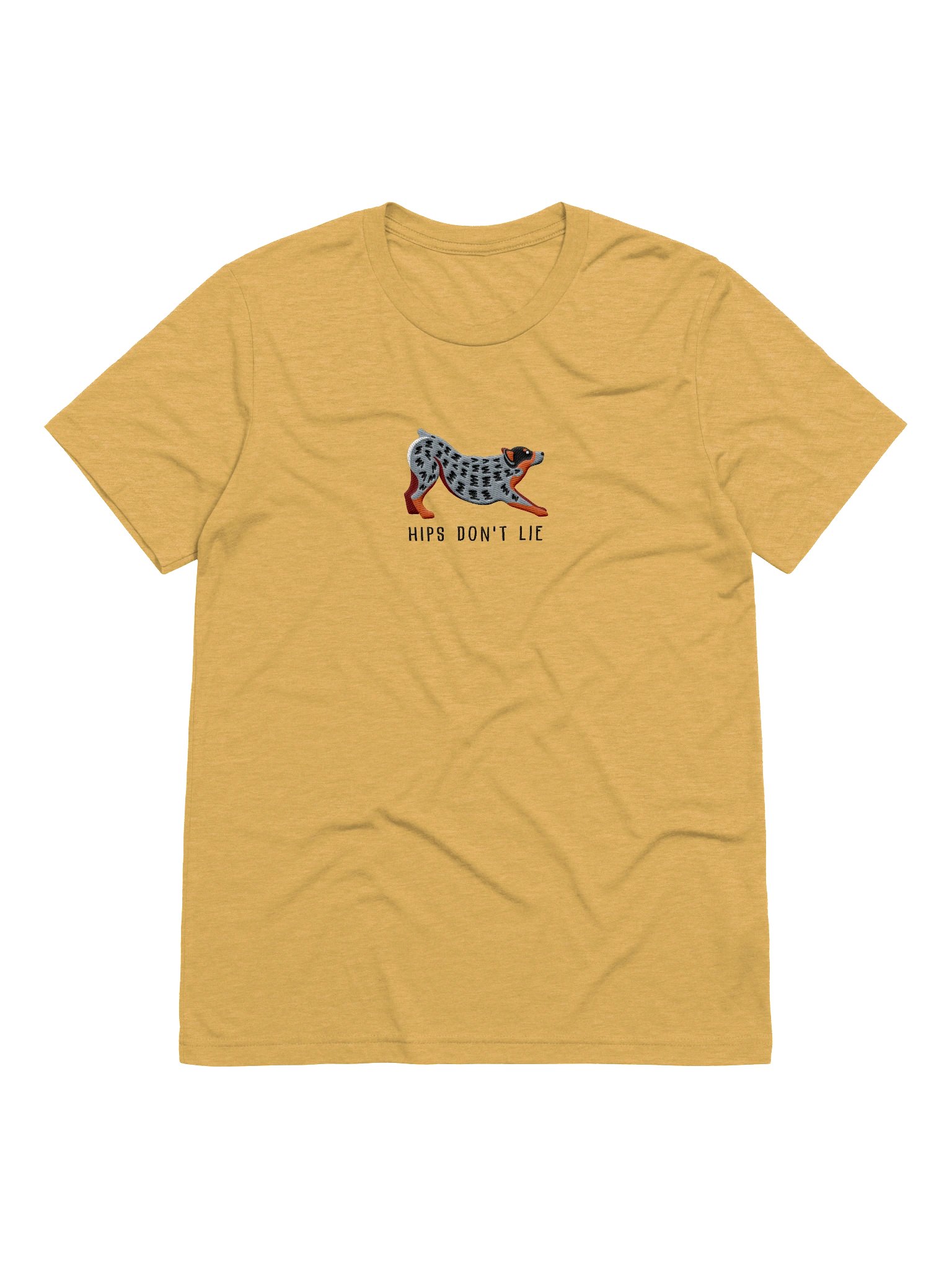 Hips Don't Lie T-Shirt(Embroidered) of an Australian Cattle Dog(Blue Heeler) product image (49)