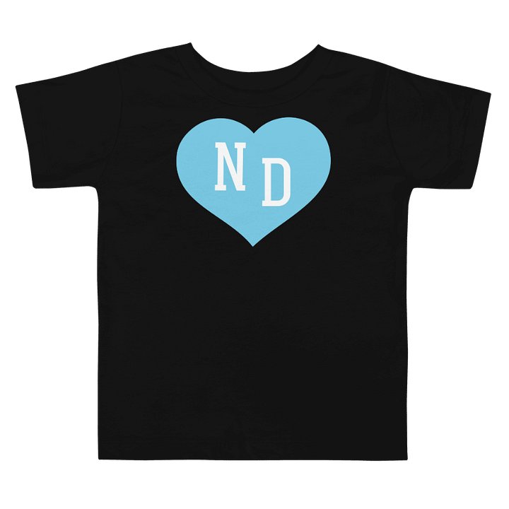 ND Heart Blue Unisex Toddler T-shirt product image (1)
