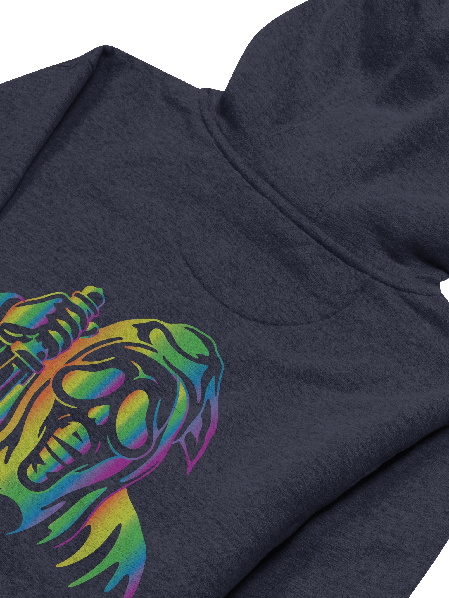 Rainbow Ghost Hoodie - Dark Colors product image (28)