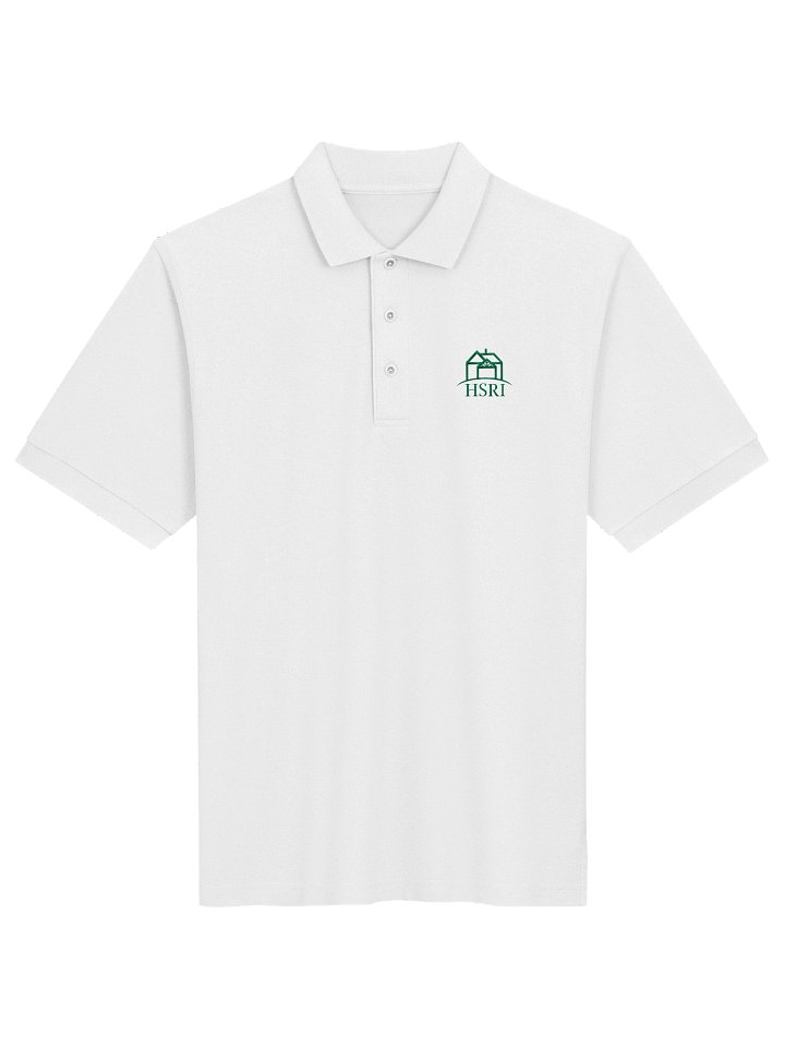 HSRI Polo Shirt - White - Green Embroidered product image (1)