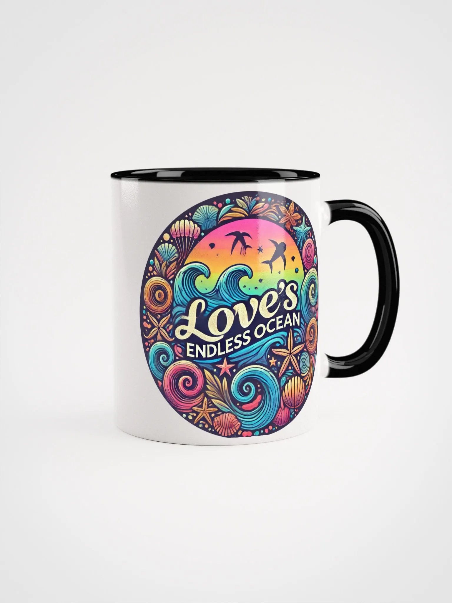 Endless Ocean Sunset Ceramic Mug product image (39)
