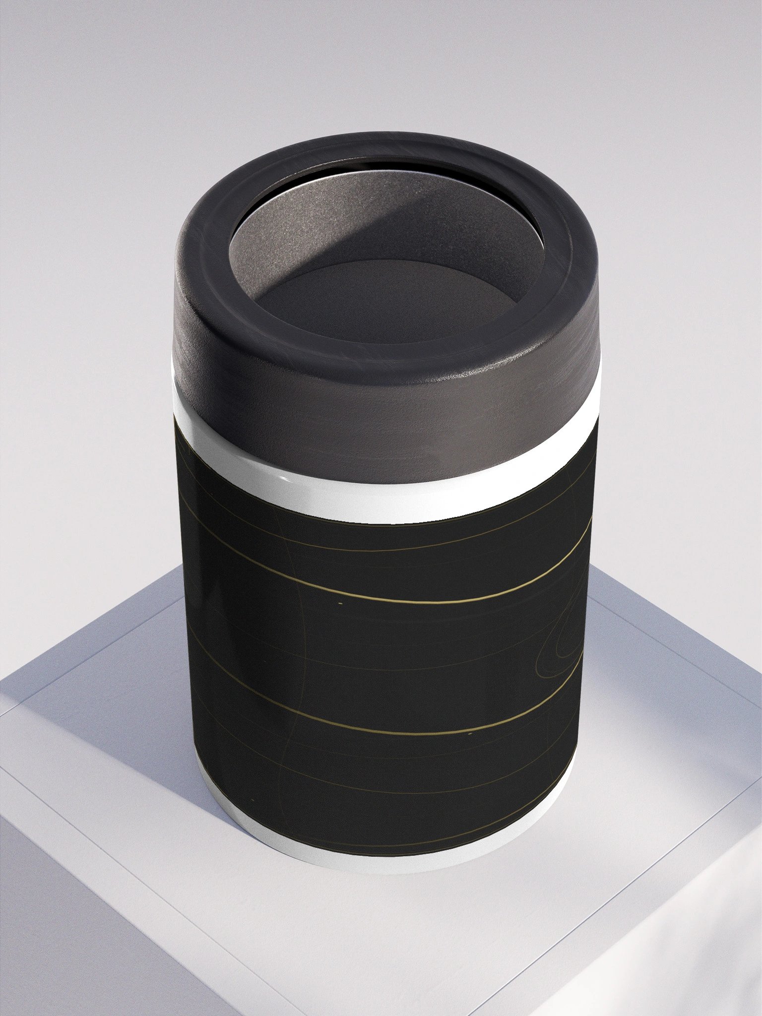 Black & Gold Can Cooler (Koozie) product image (2)