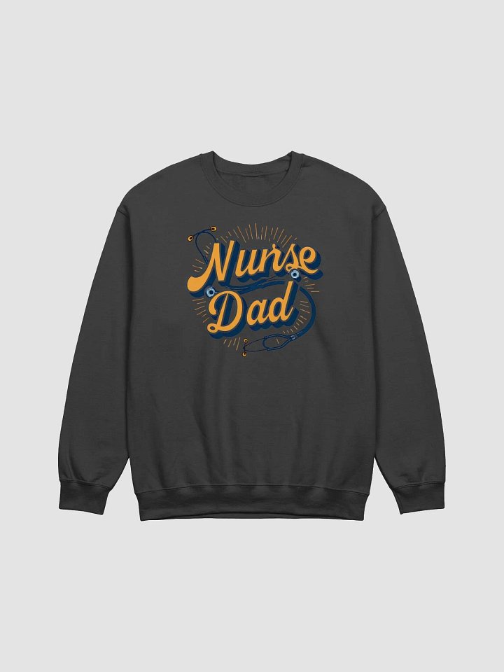 Nurse Dad Stethoscope Crewneck Sweatshirt product image (6)