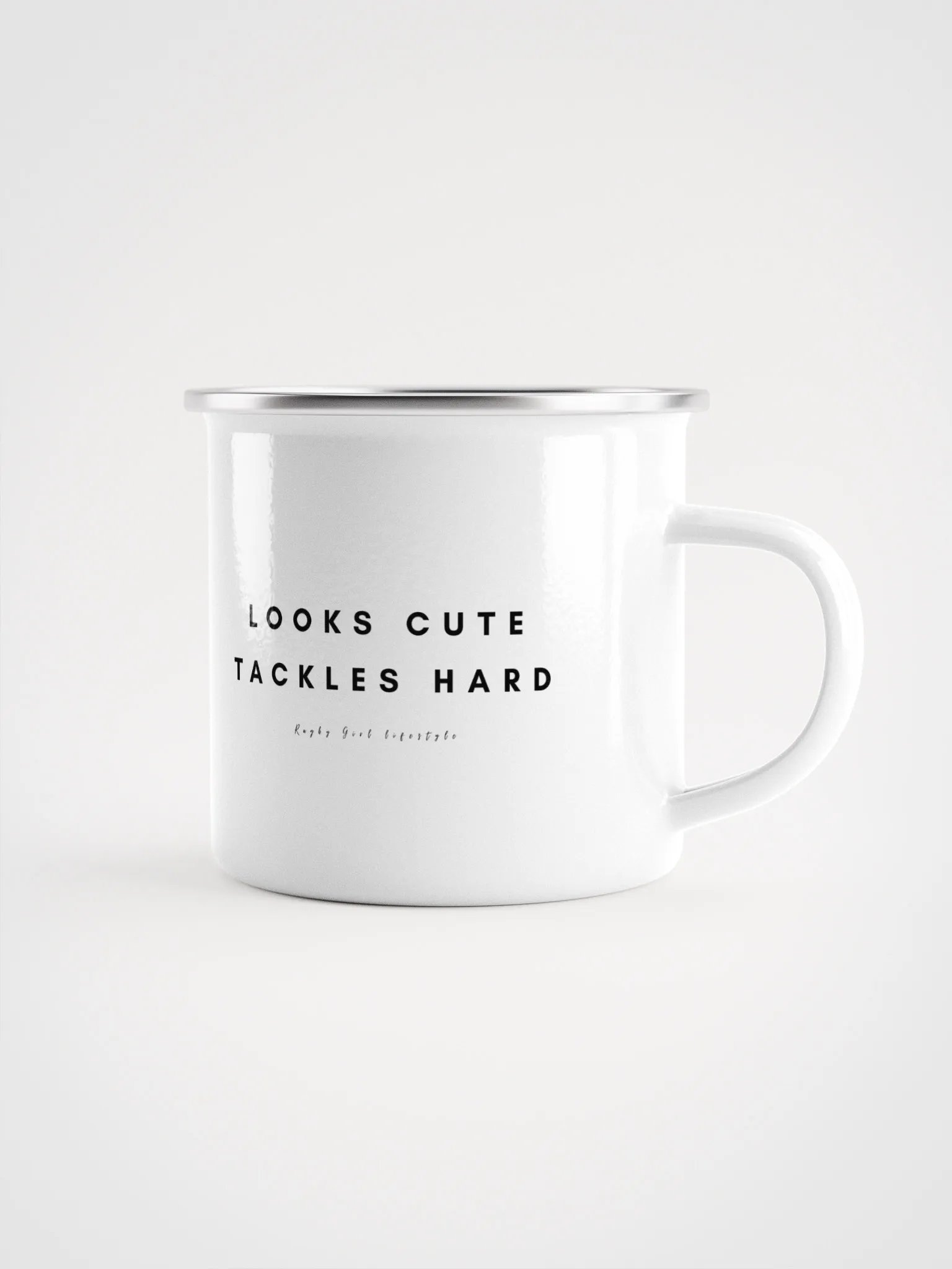 LOOKS CUTE - TACKLES HARD Mug product image (1)
