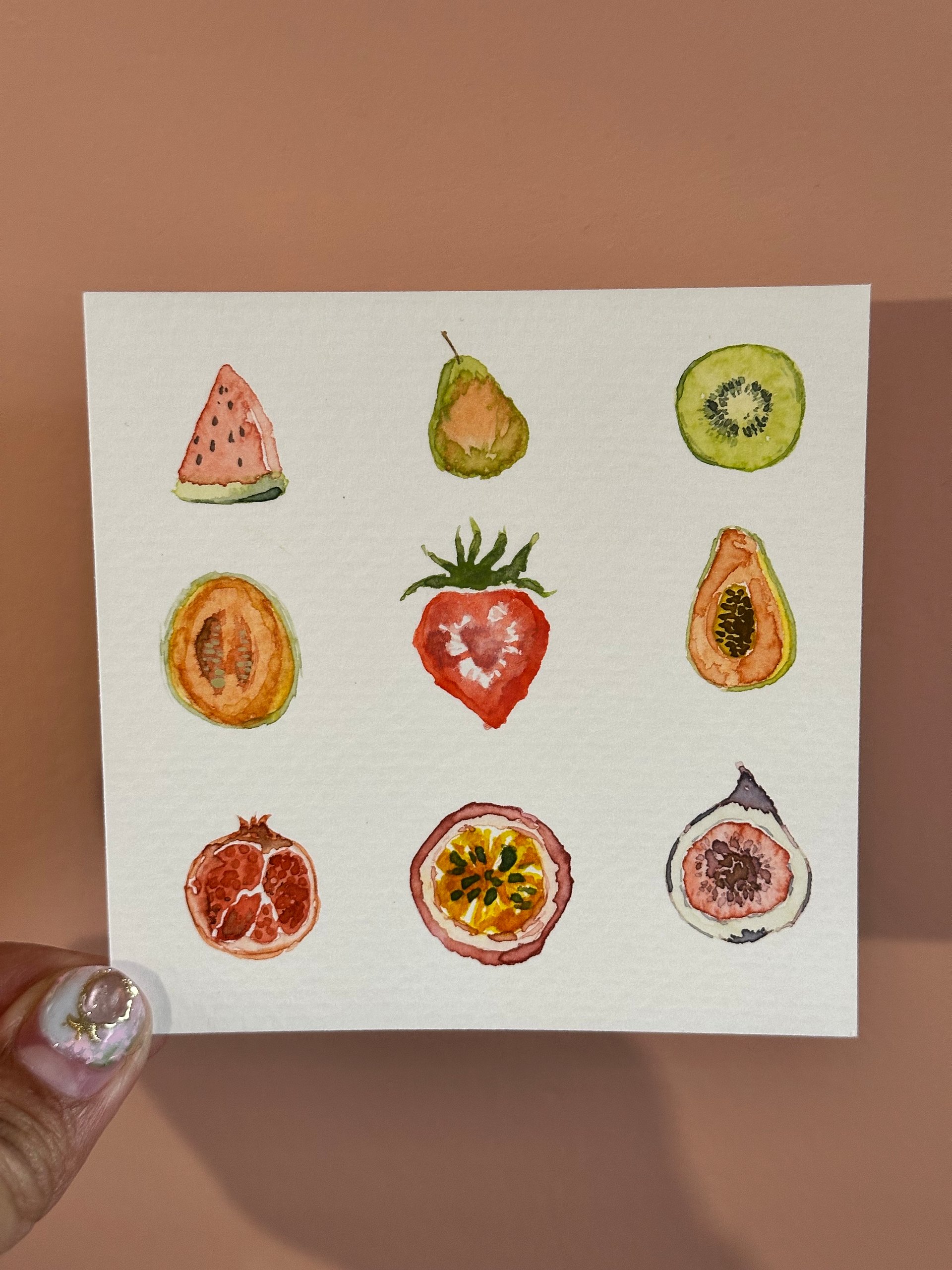 Fruit Salad Watercolor Print product image (2)