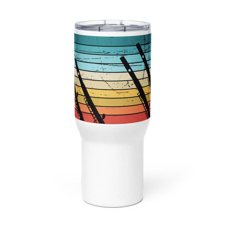Abstract Flute Stainless Steel Travel Mug - Piccolo product image (2)