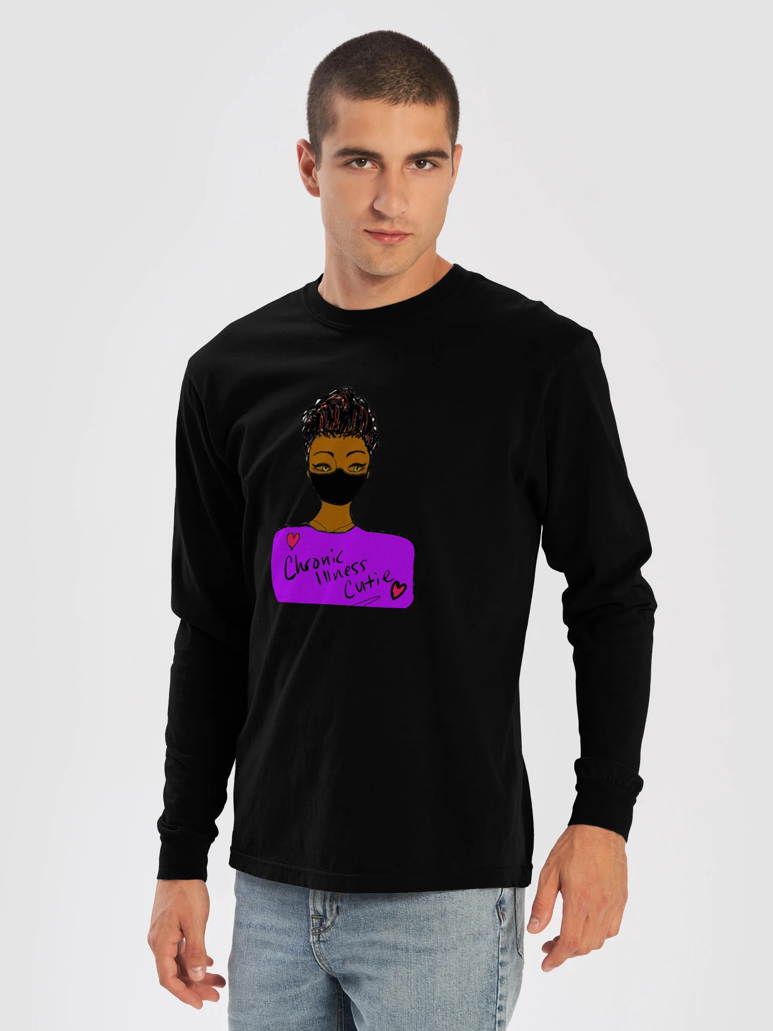 Chronic Illness Cutie long sleeve tee product image (27)