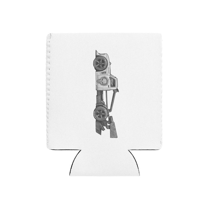 Sketchy Halfraction coozie product image (1)