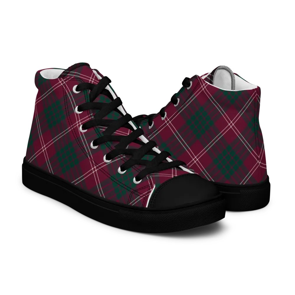 Crawford Tartan Men's High Top Shoes product image (7)