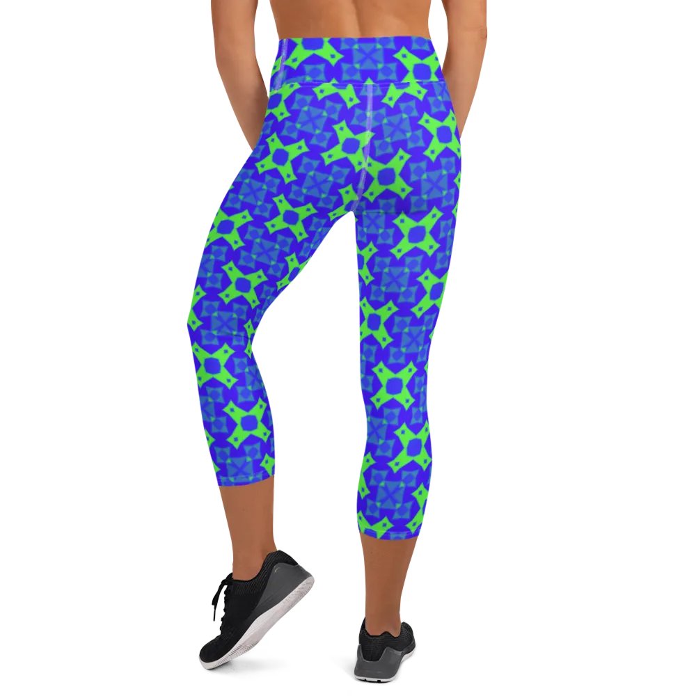 Grid Glamour Capri Leggings product image (7)