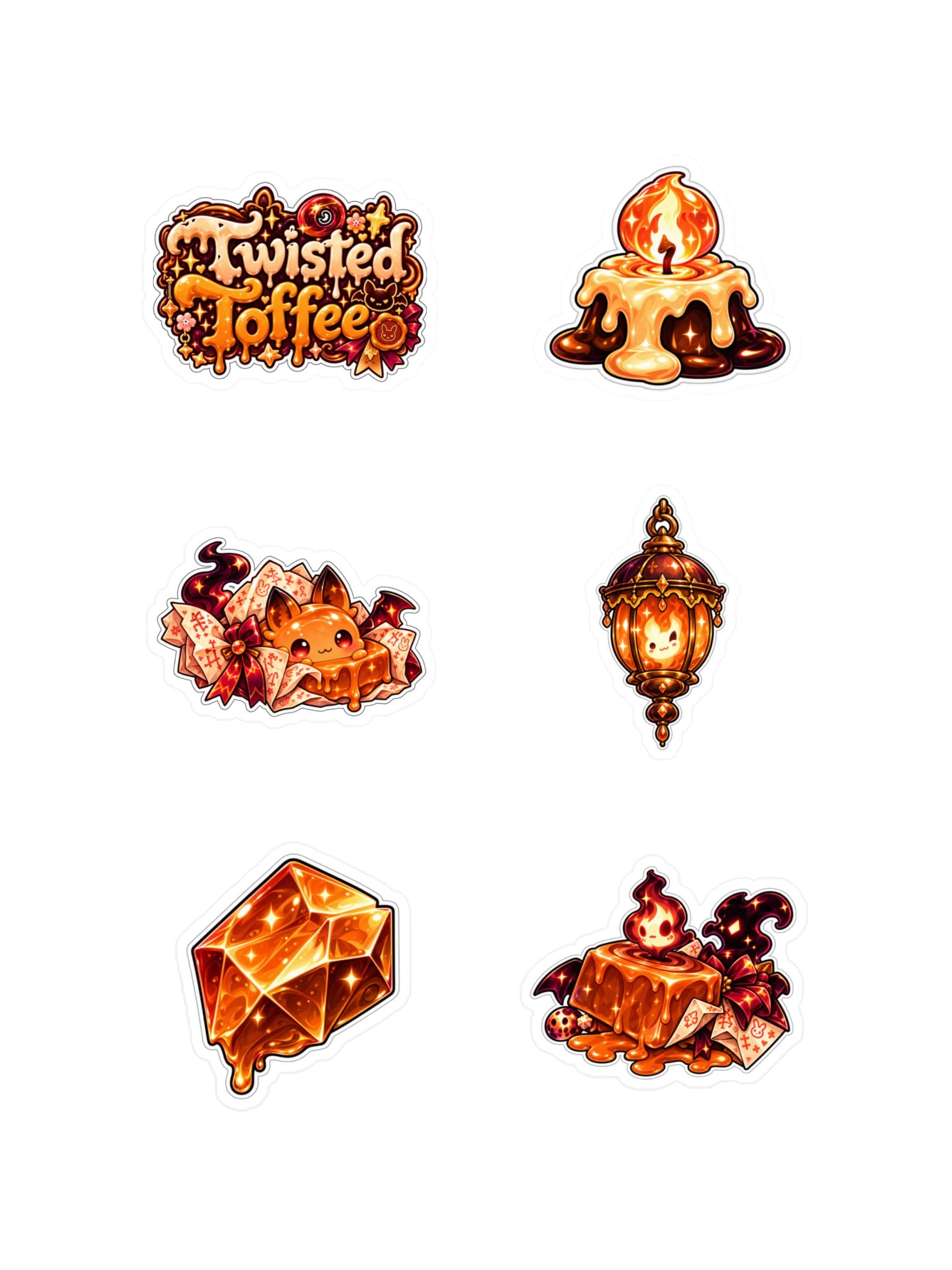 The AFK Cafe™ Twisted Toffee | 6-Piece Sticker Pack Vol. 3 product image (3)