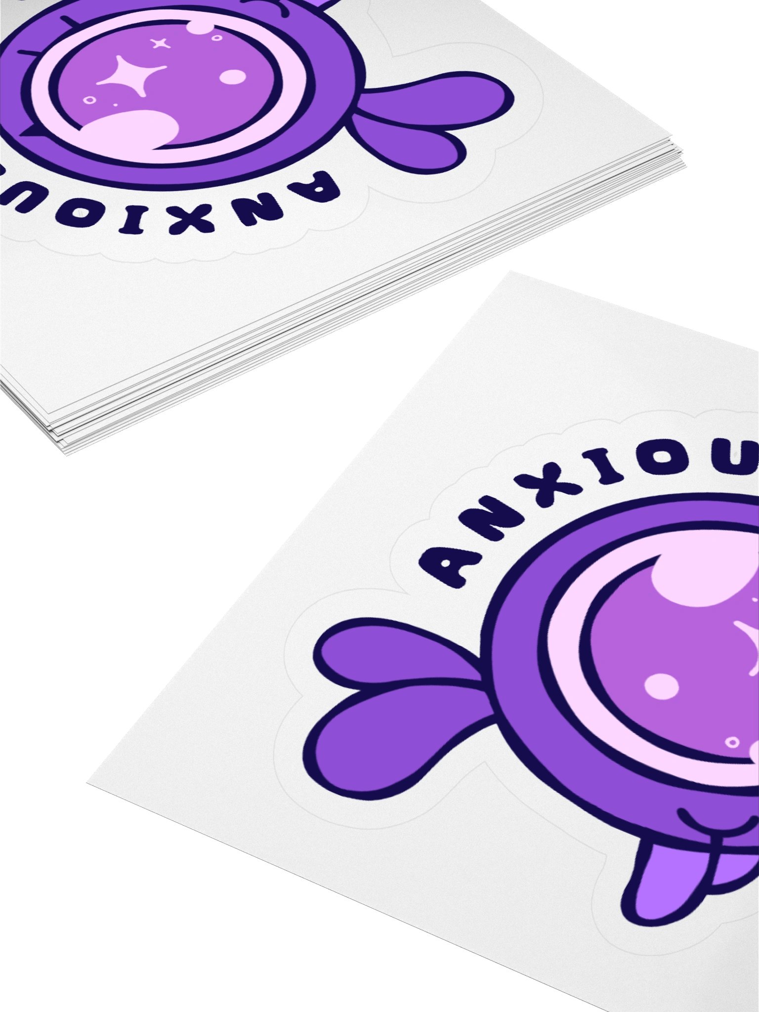 Anxious But Cute Sticker product image (12)