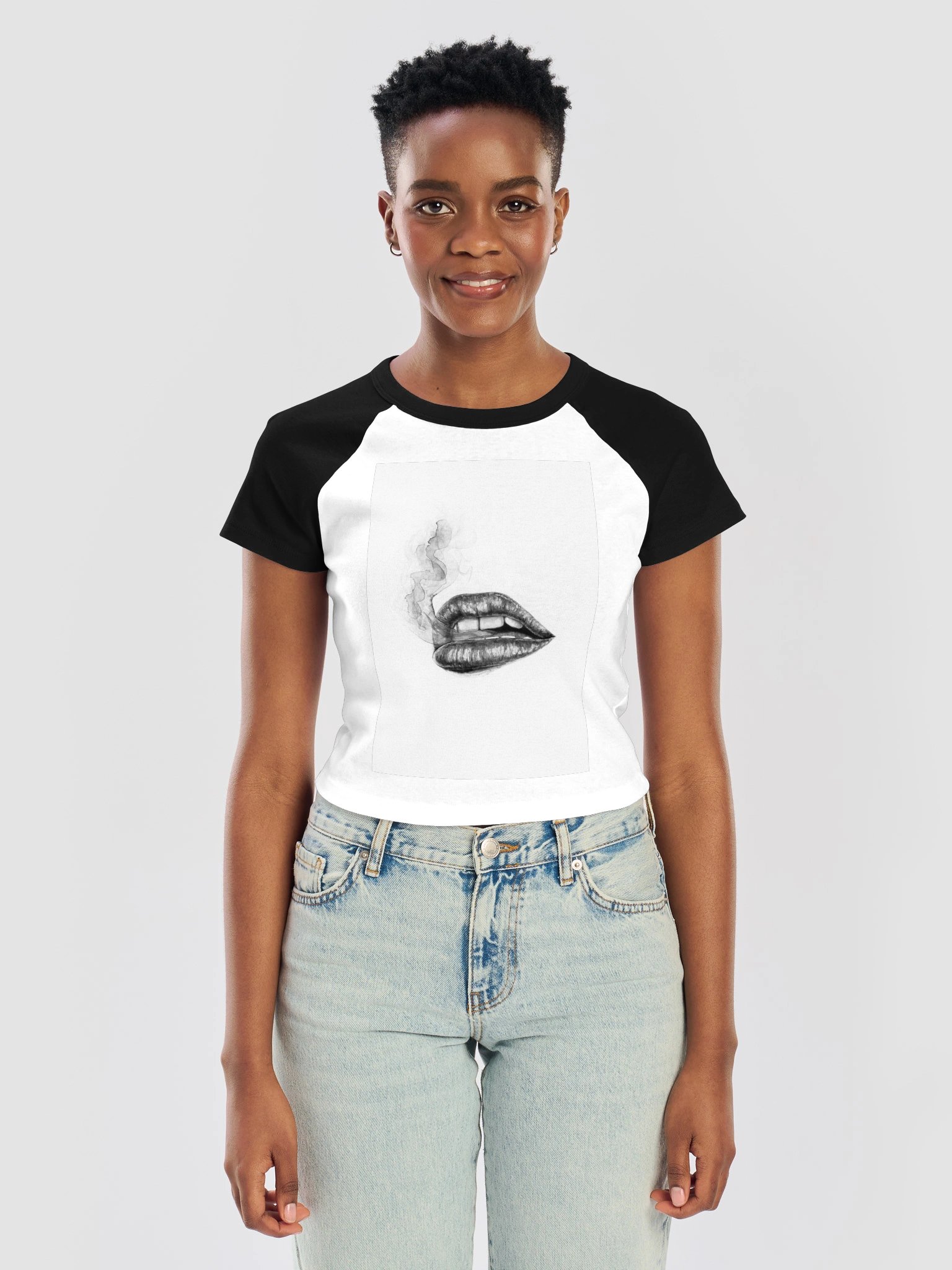 Women's Micro Rib Baby Tee product image (3)