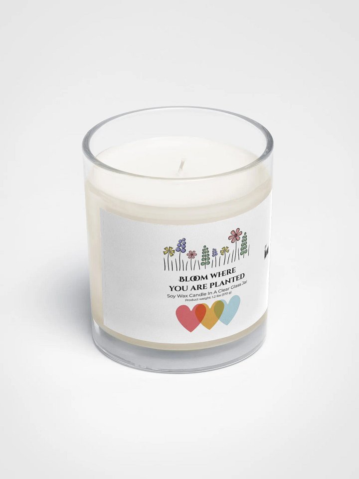 "Bloom Where You Are Planted" Soy Wax Candle product image (2)