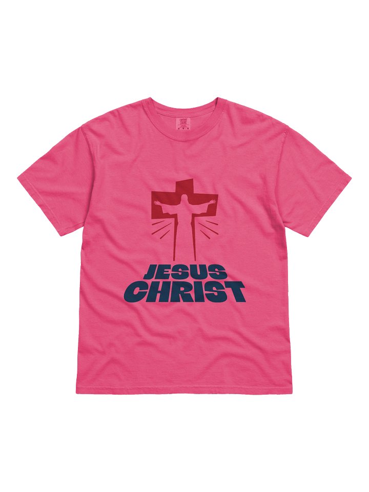 Red & Black Cross Jesus Christ T-Shirt product image (6)