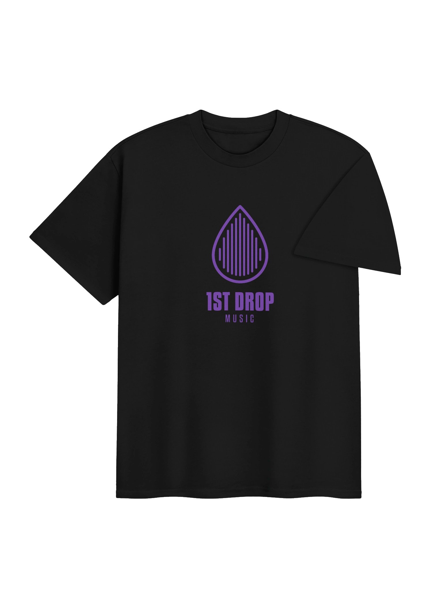 1st Drop Music Purple Heavy T-shirt product image (4)
