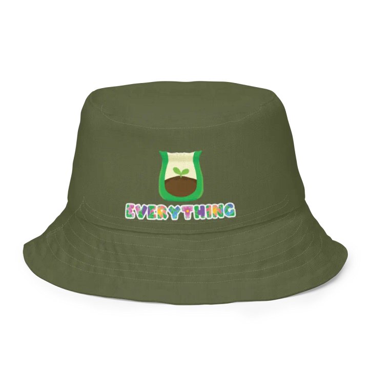 Fertilize Everything Reversible Fertilizer Flowers- All Over print bucket hat product image (1)