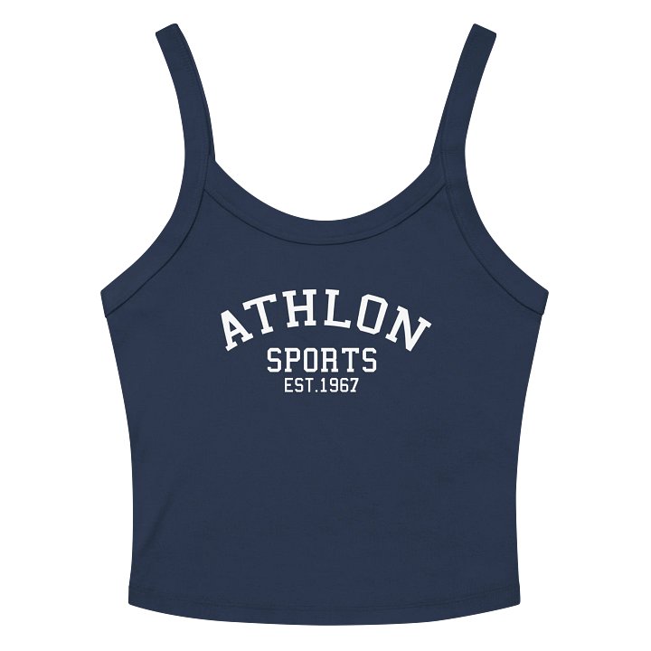 Athlon Sports | White Logo Women's Ribbed Tank product image (10)