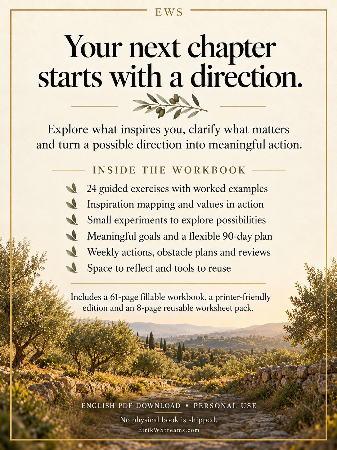 Find Your Direction: Purpose & Goals Practical E-Workbook product image (6)