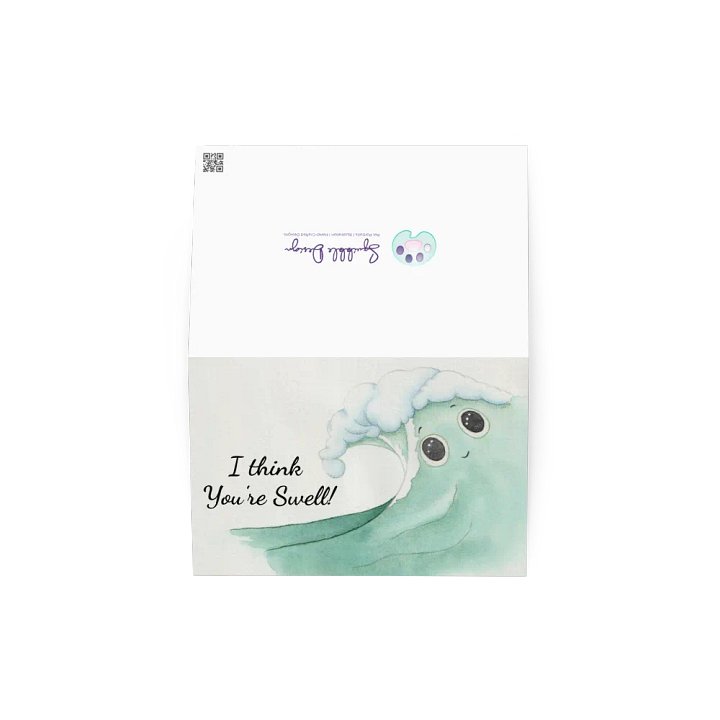 I think You're Swell! Greeting Card by Squibble Design product image (4)