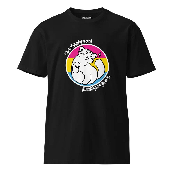 Round and Proud Manul Pansexual Version - AS Colour Unisex T-Shirt product image (1)