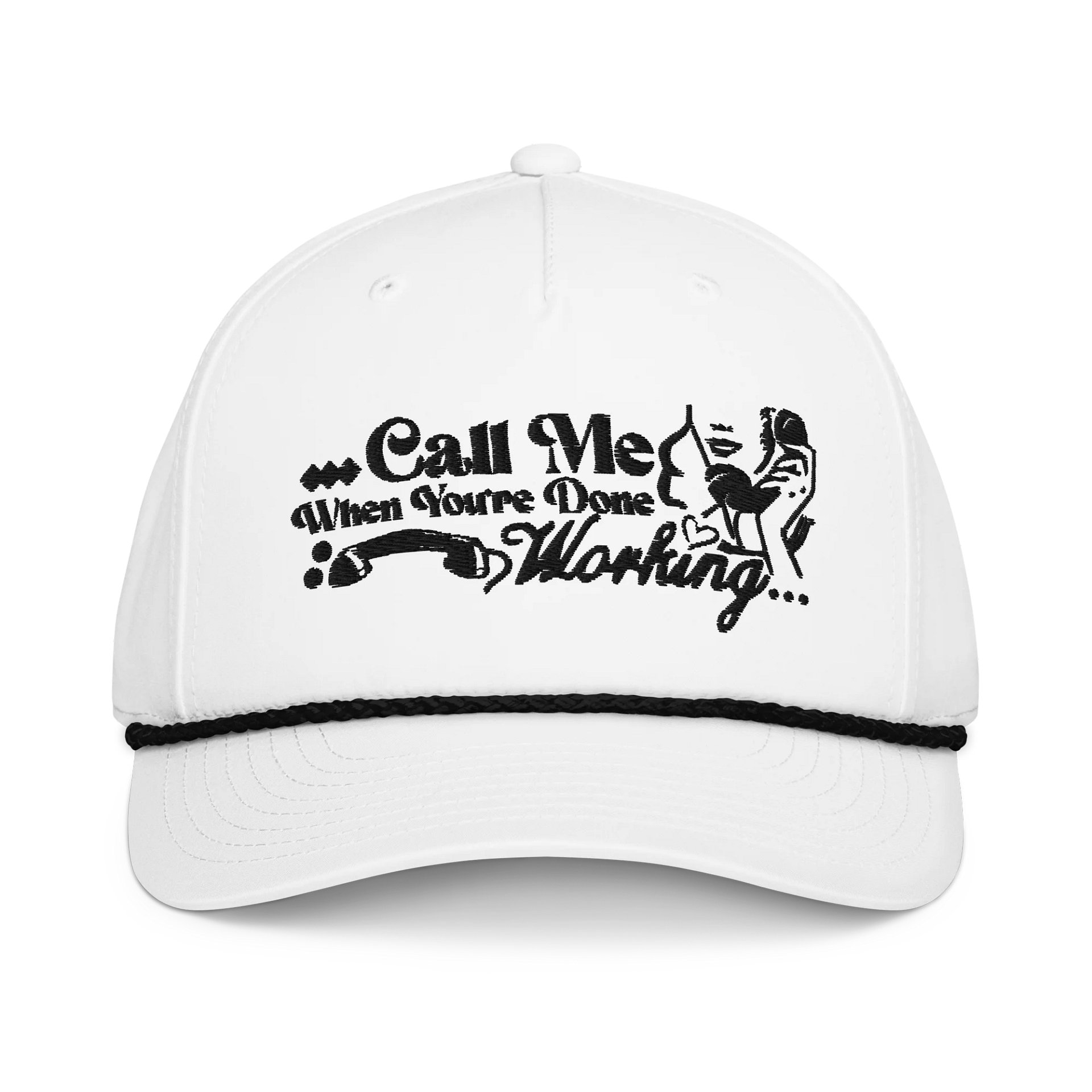 Unisex Need That Rope Hat (White) - Freddy Tyler Paul Collab product image (1)