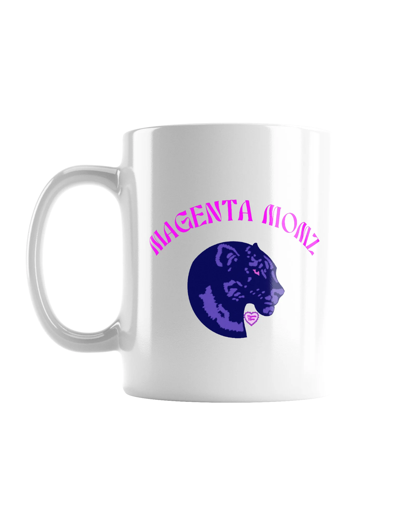 MAGENTA MOMZ PANTHER HEAD MUG product image (1)