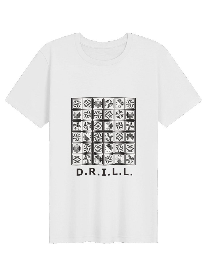 D.R.I.L.L T-Shirt White product image (1)