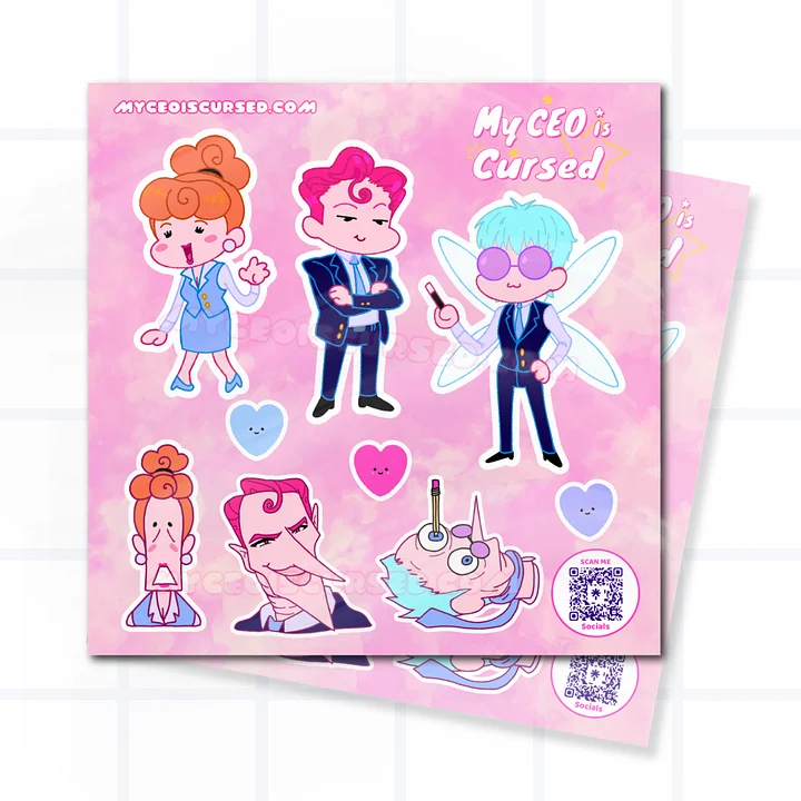 My Ceo Is Cursed - Sticker Sheet product image (1)