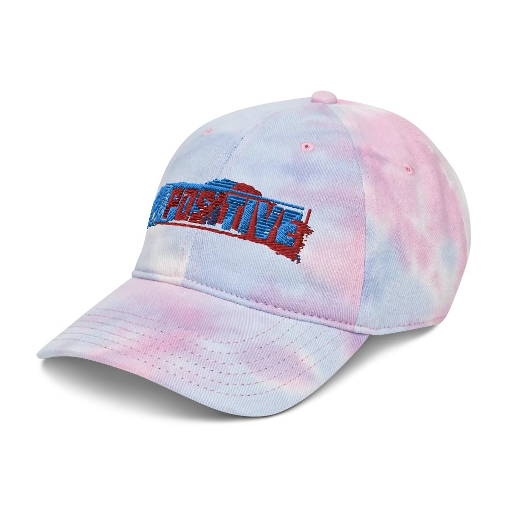 Stay Positive Tie-Dye Dad Cap product image (43)