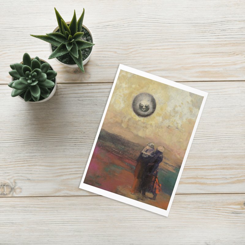 Odilon Redon - Soleil Noir - Blank Card product image (2)