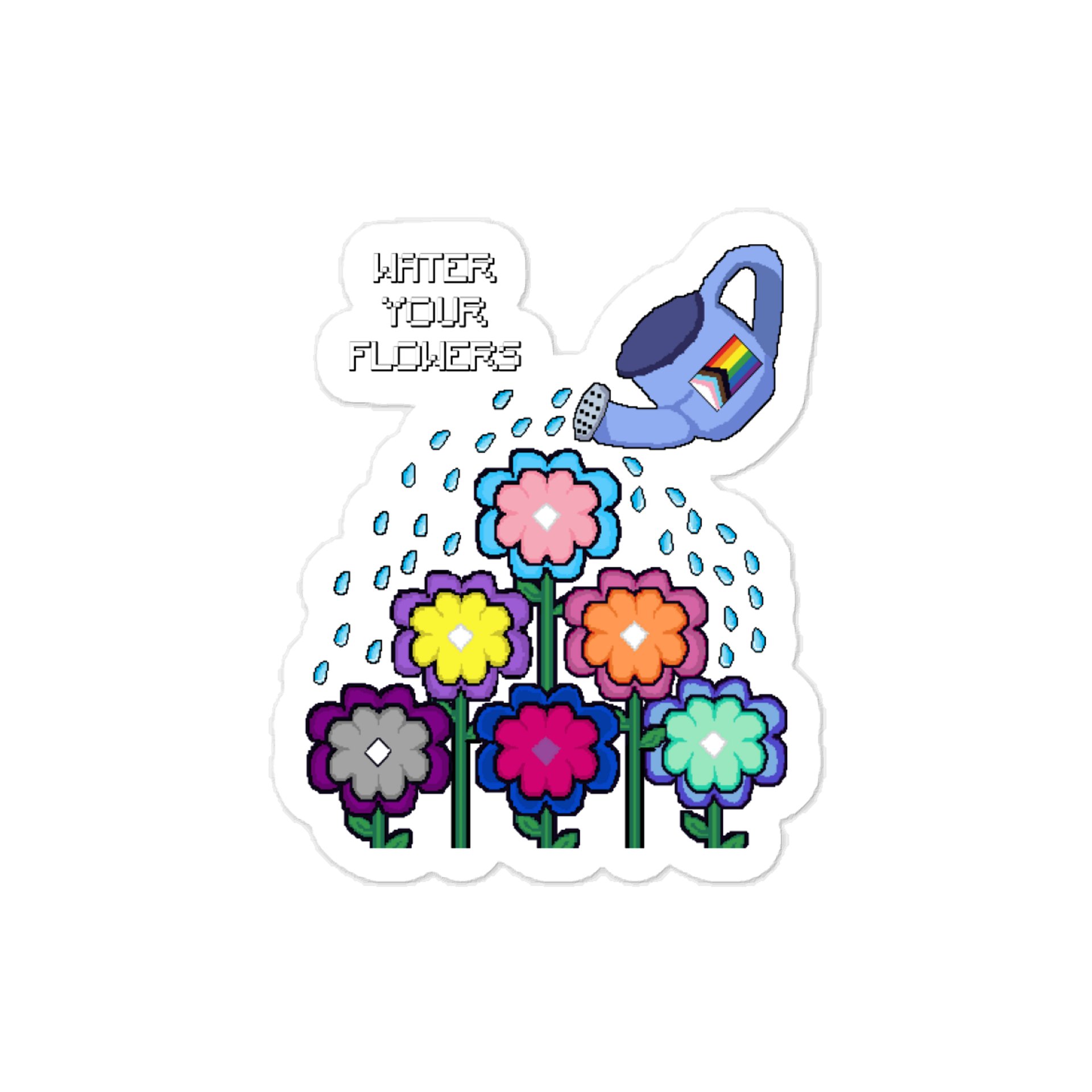 Water Your Flowers Sticker product image (1)